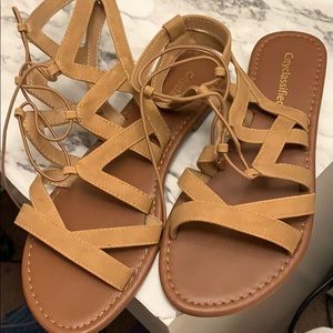 Nude sandals